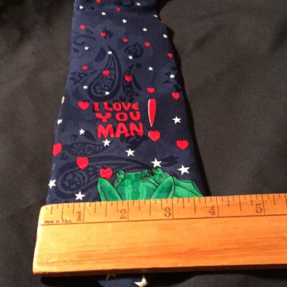 VINTAGE BUDWEISER TIE  I LOVE ❤️ YOU MAN. - Picture 7 of 7